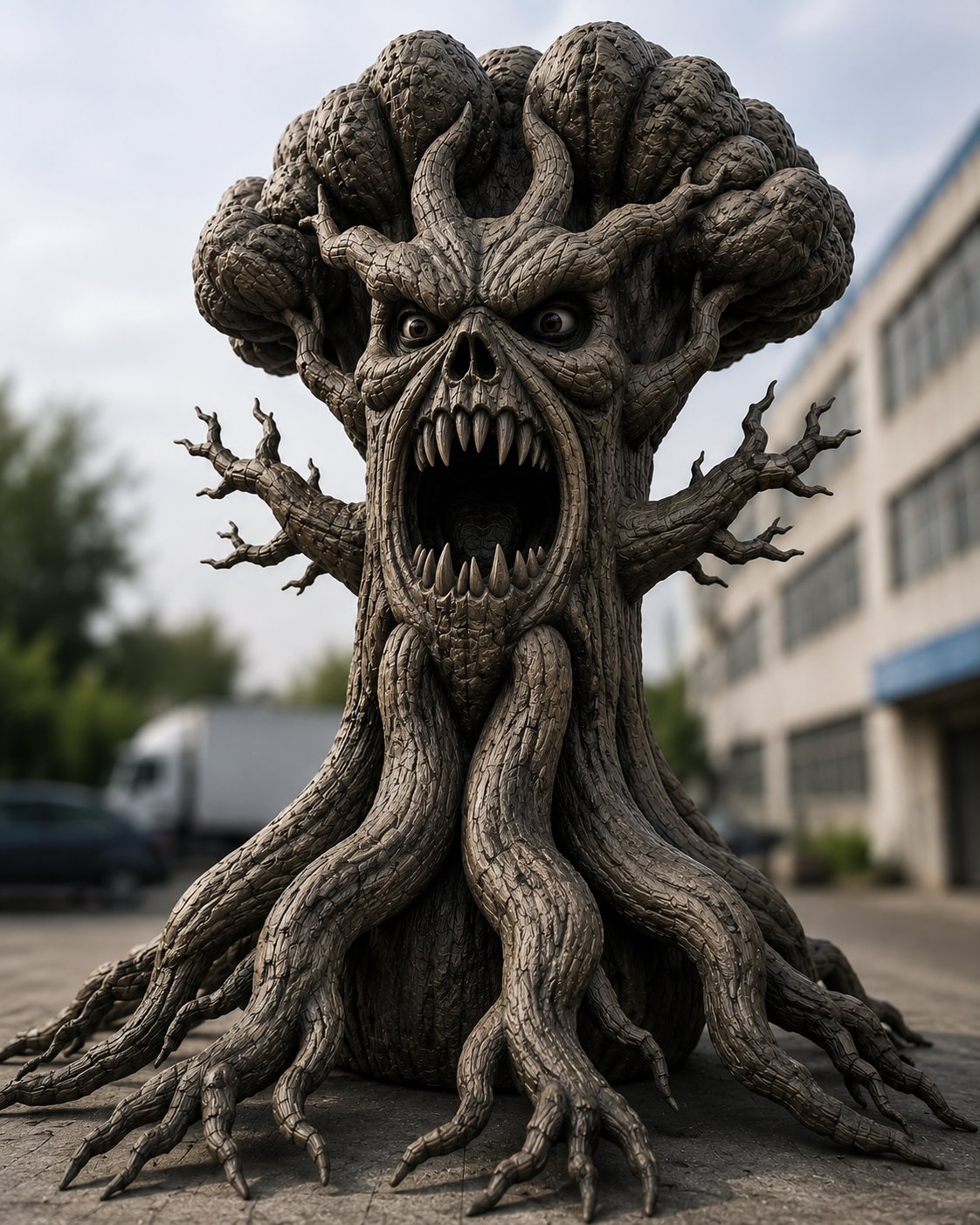 Screaming Tree Animatronic
