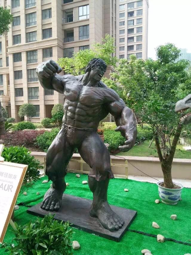 Bronze-Finish Hulk Landmark