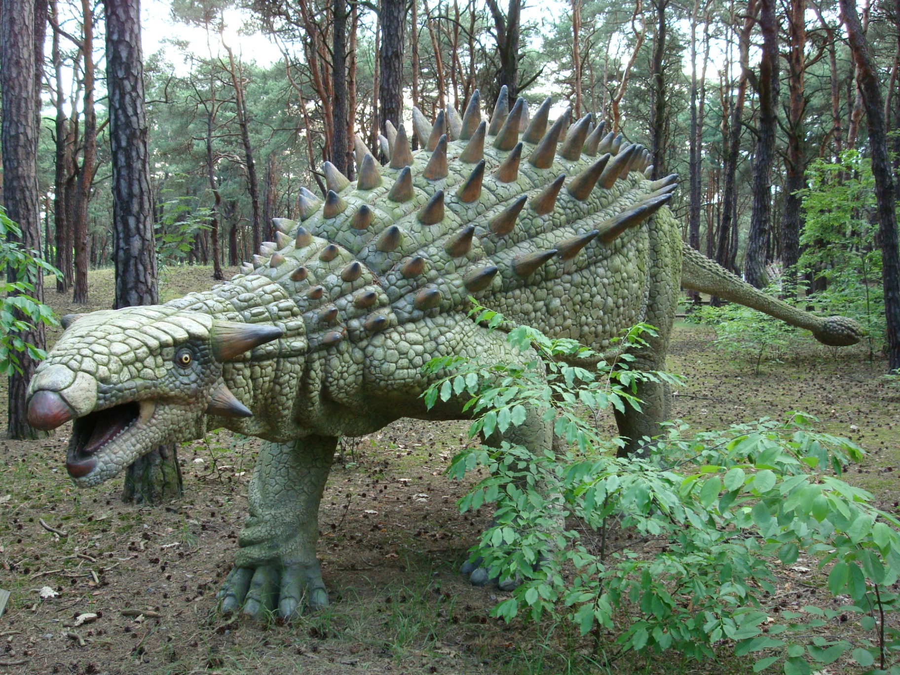 Armored Ankylosaurus Sculpture