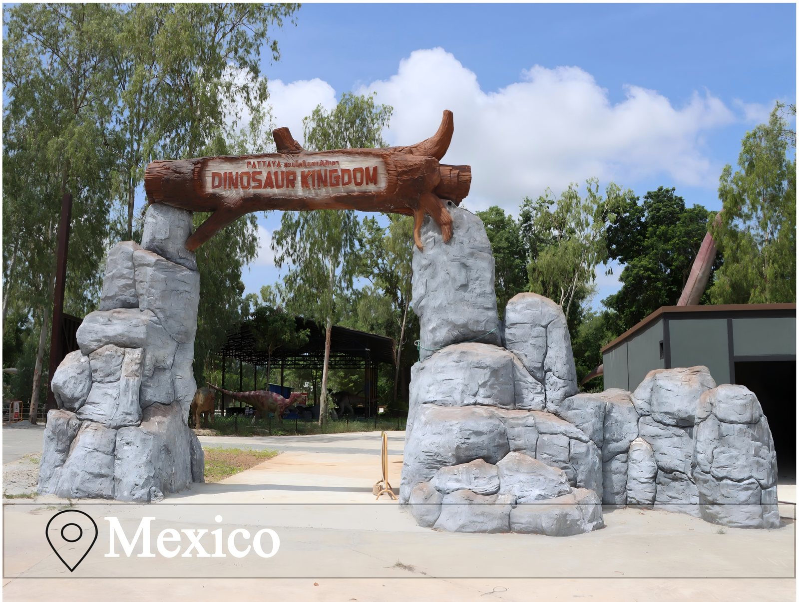 Dinosaur Kingdom Park Entrance Gate