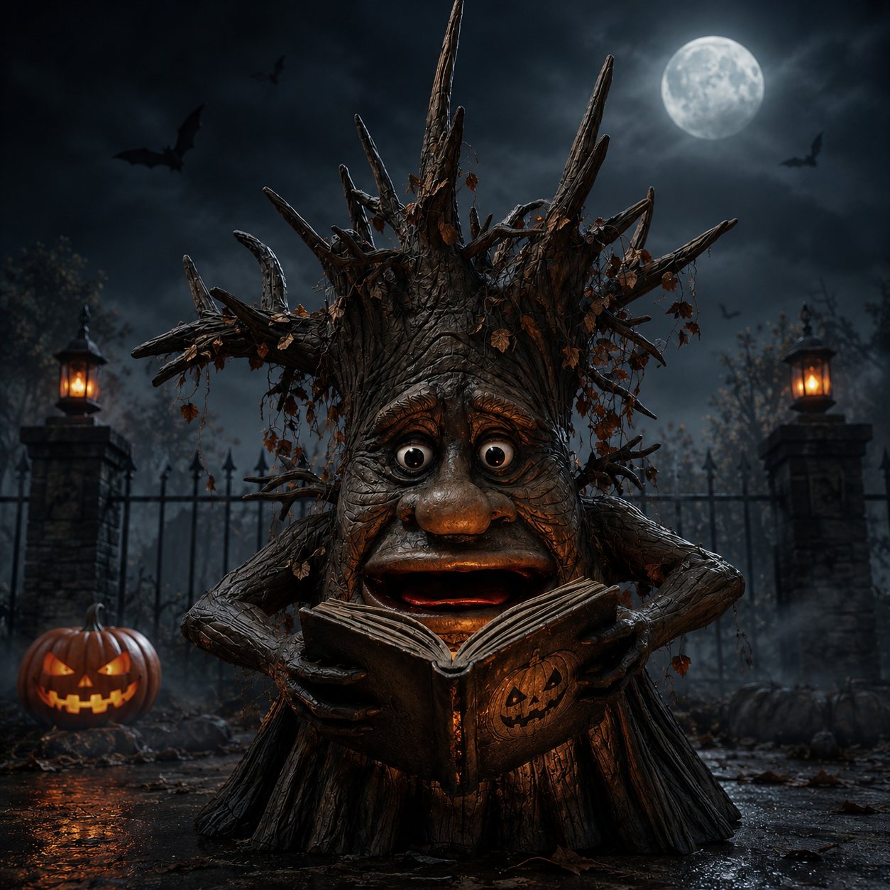 Storyteller Tree Animatronic