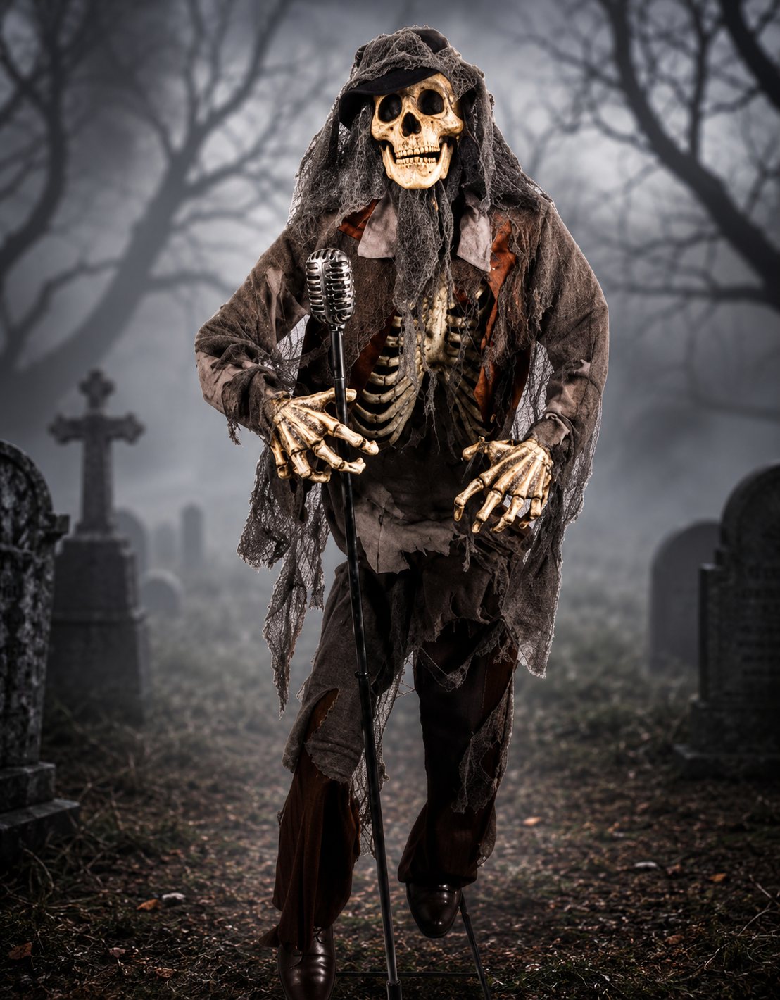 Walking Skeleton Ghoul Animatronic