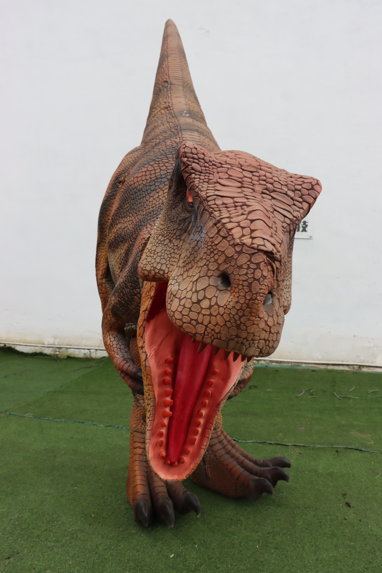 T-Rex Front Hero Greeting Costume