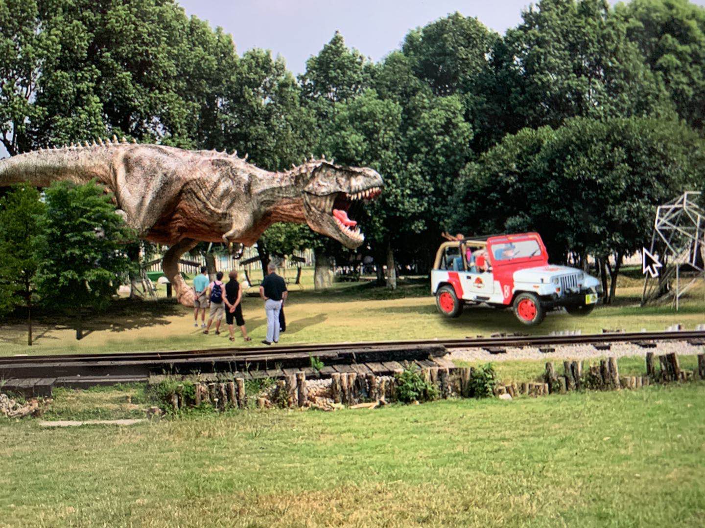Jurassic Park Scene · Outdoor Installation