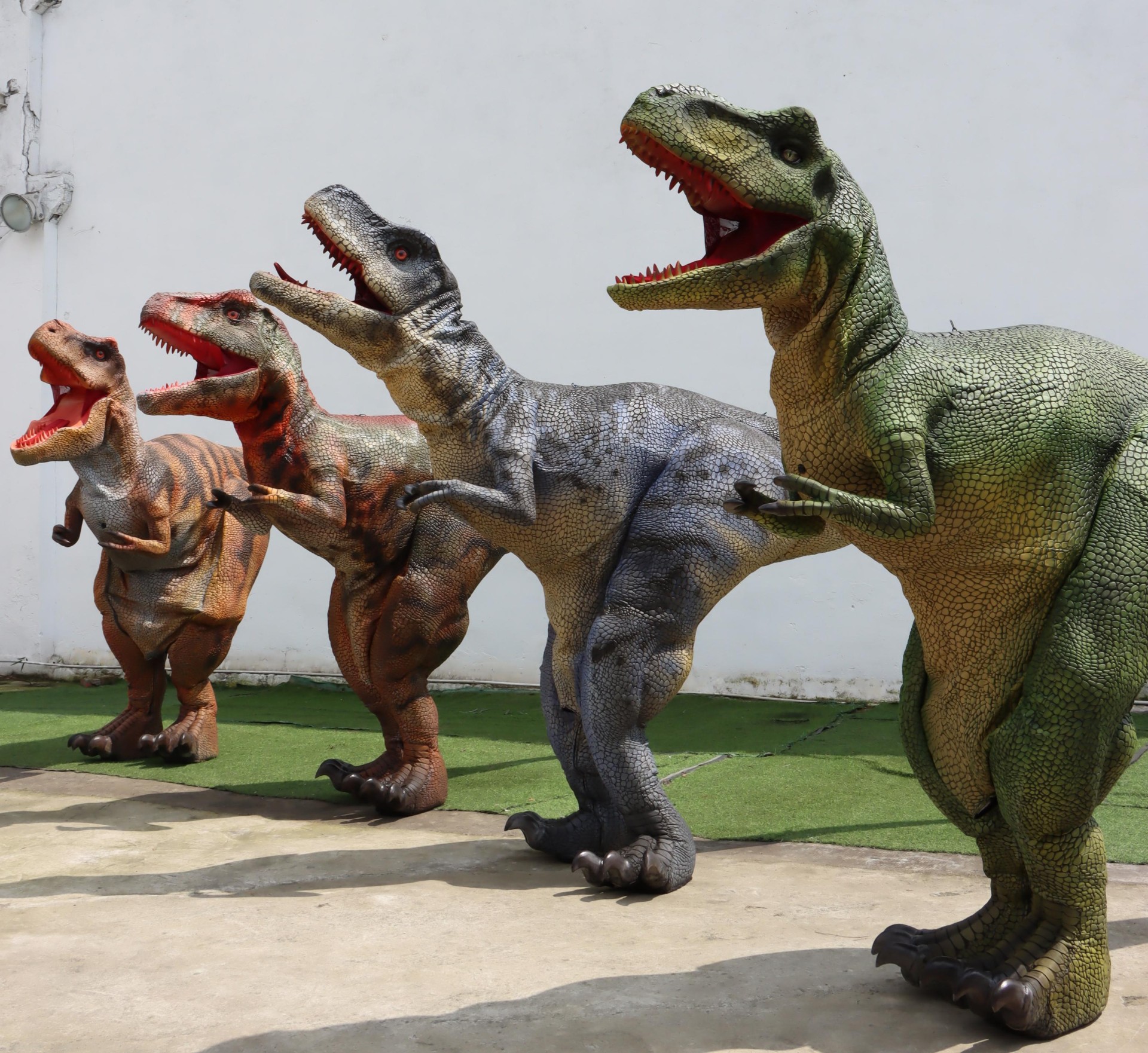 Walking Dinosaur Costume Lineup