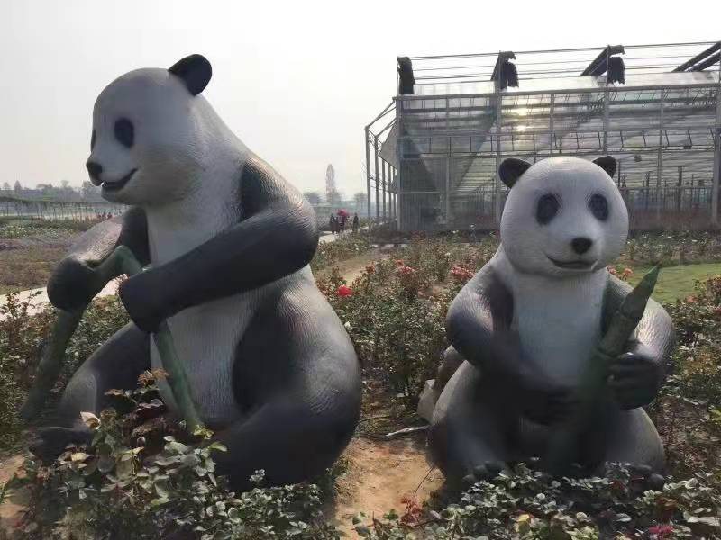 Giant Panda Pair — Garden Display