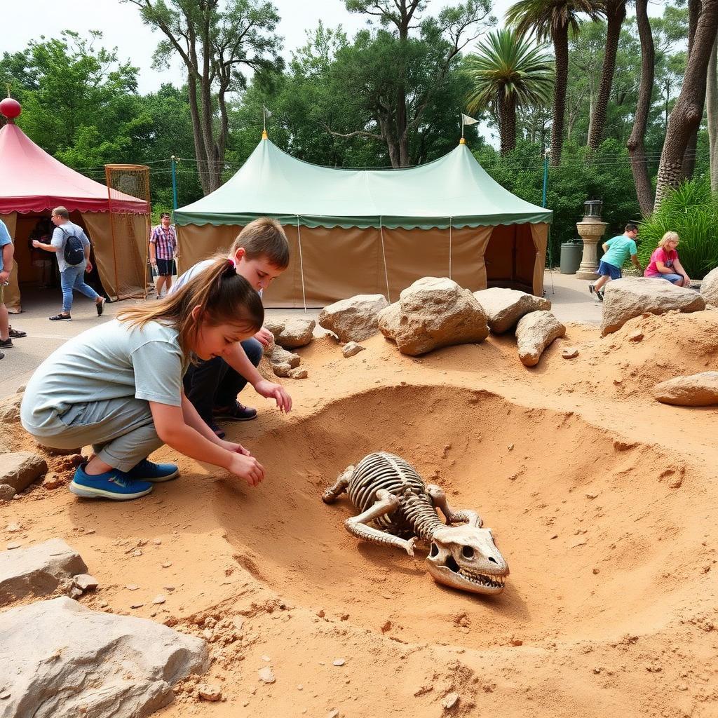 Dinosaur Fossil Excavation Zone
