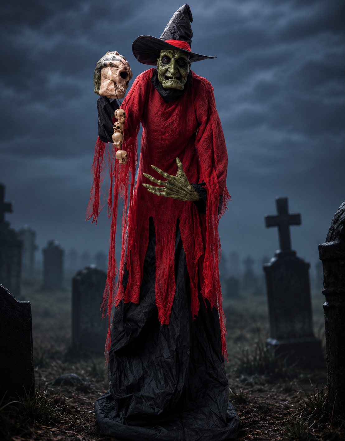 Red-Robed Witch Animatronic