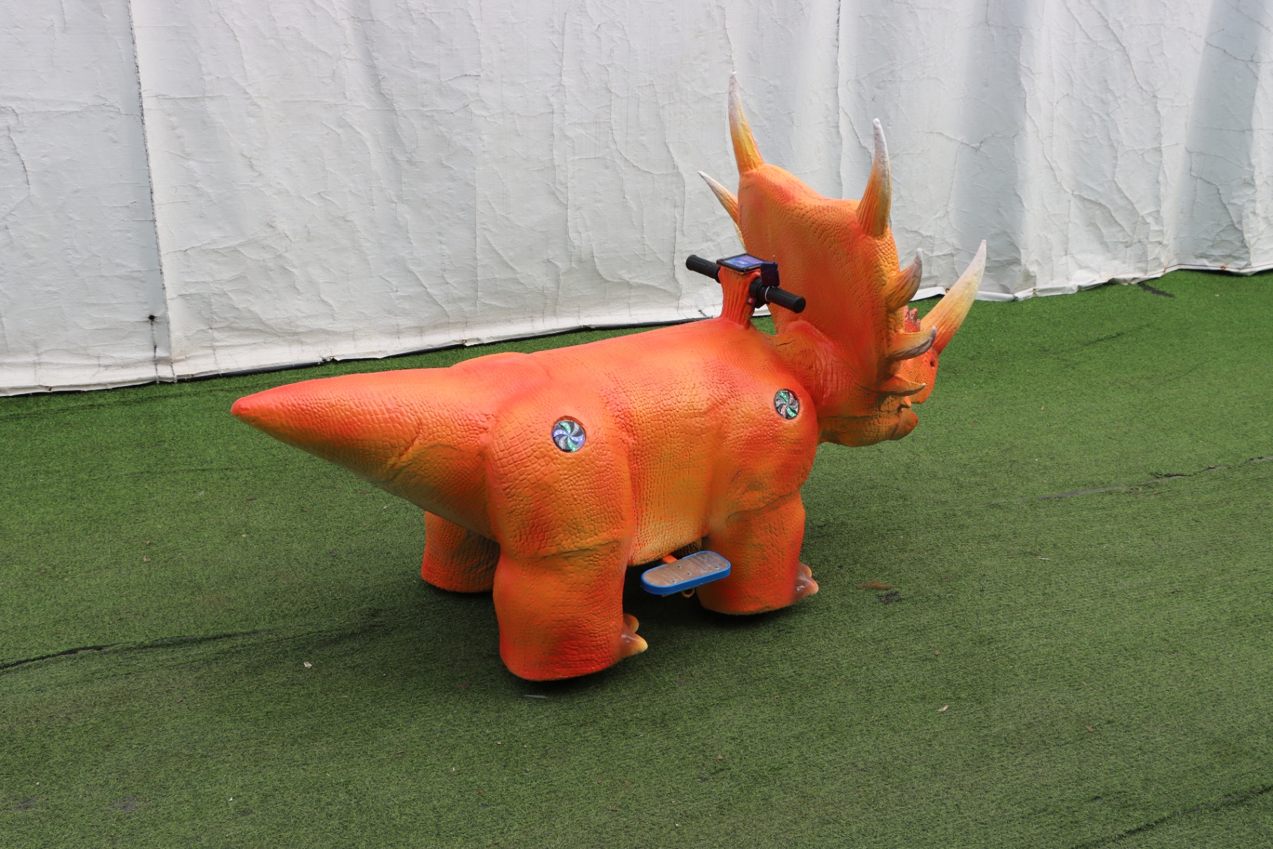 Heavy-Frame Triceratops Ride-On